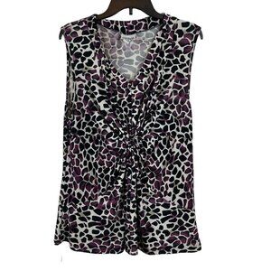 Jaquline Women Sleeveless Pullover Top Size 1X